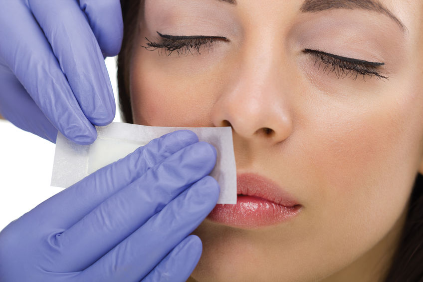 Facial Waxing Procedure